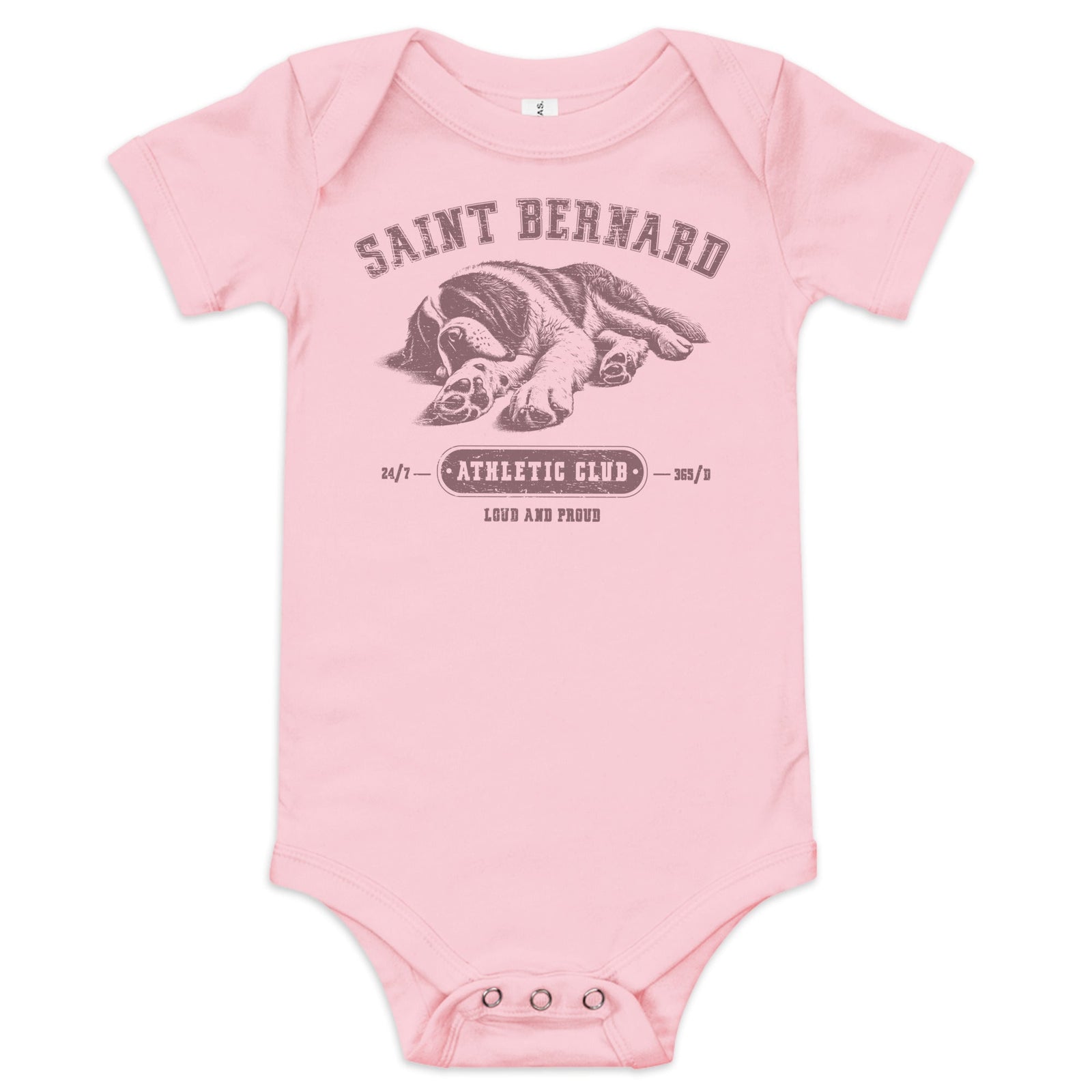 Saint Bernard Athletic Baby Bodysuit - Lucy + Norman