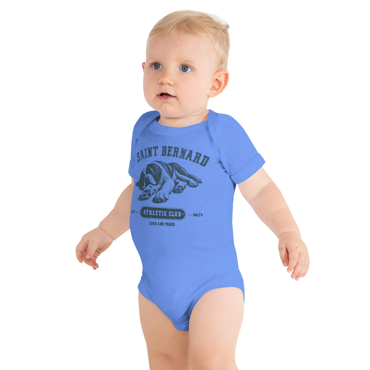 Saint Bernard Athletic Baby Bodysuit - Lucy + Norman