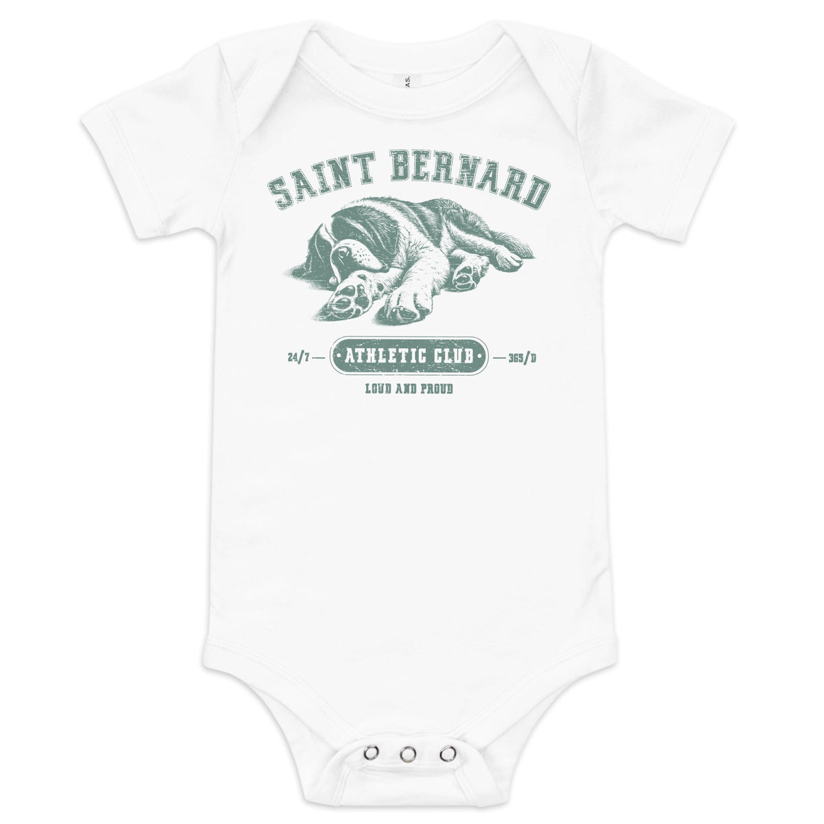 Saint Bernard Athletic Baby Bodysuit - Lucy + Norman