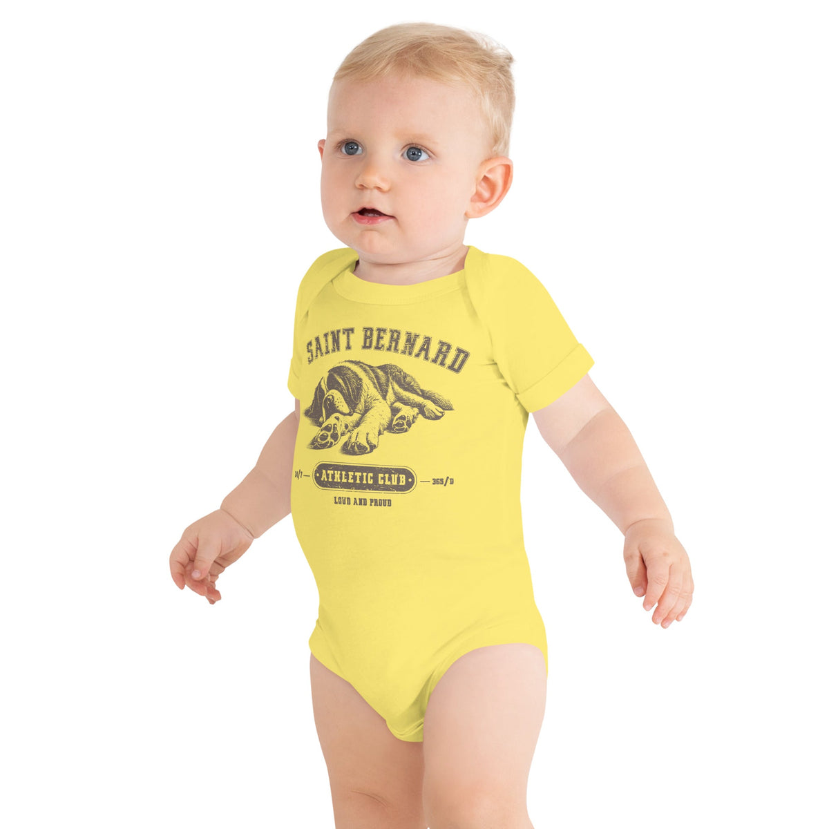 Saint Bernard Athletic Baby Bodysuit - Lucy + Norman