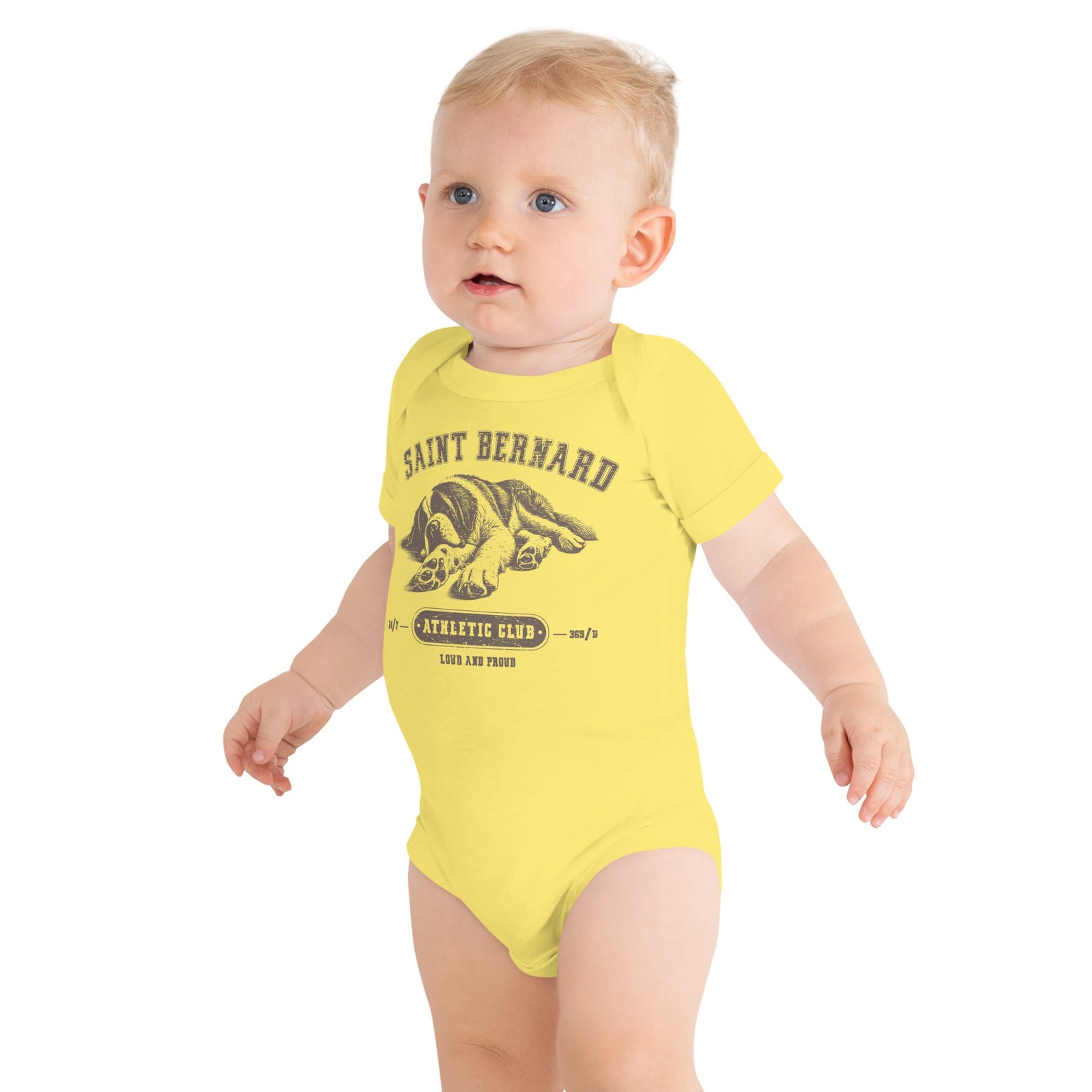 Saint Bernard Athletic Baby Bodysuit - Lucy + Norman
