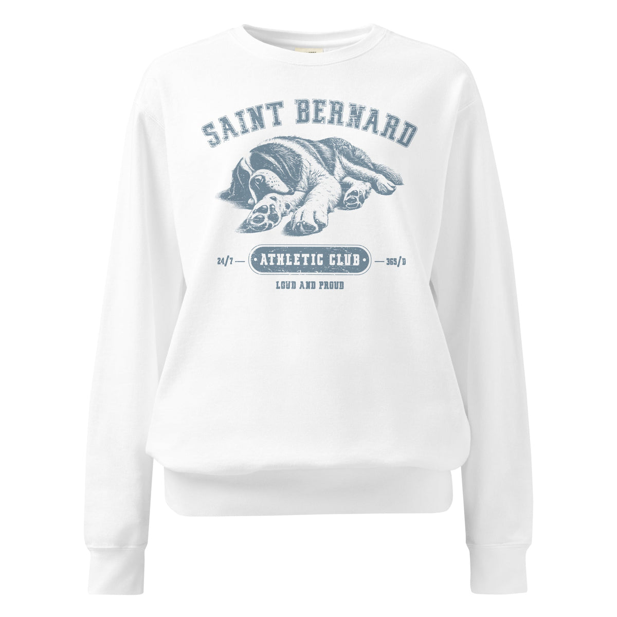 Saint Bernard Athletic Club Comfort Colors Sweatshirt - Lucy + Norman