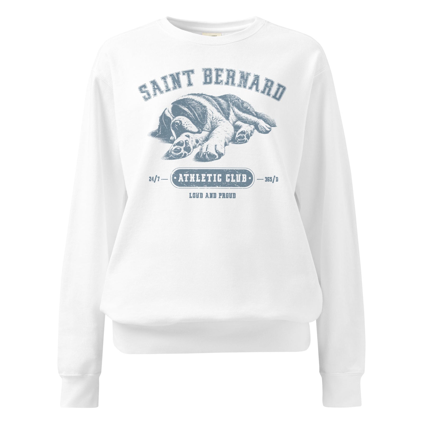 Saint Bernard Athletic Club Comfort Colors Sweatshirt - Lucy + Norman