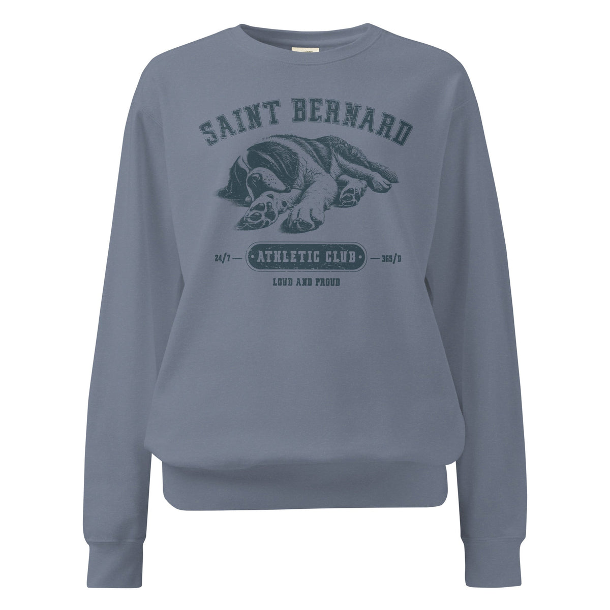 Saint Bernard Athletic Club Comfort Colors Sweatshirt - Lucy + Norman