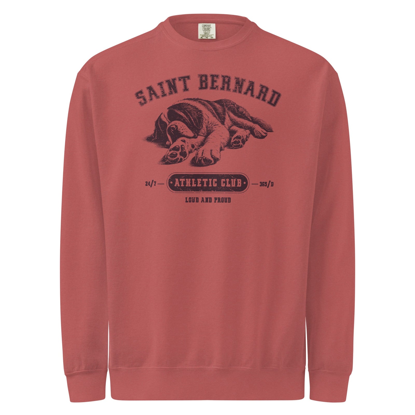 Saint Bernard Athletic Club Comfort Colors Sweatshirt - Lucy + Norman