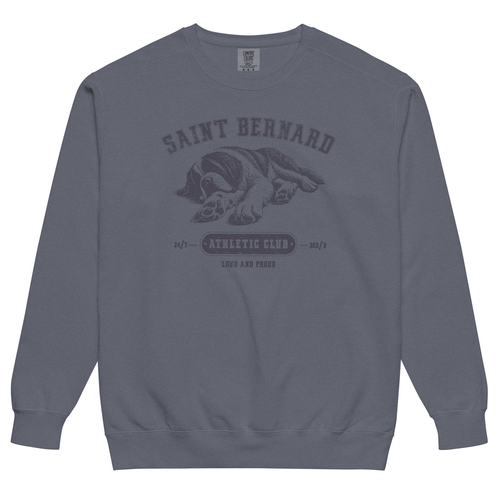 Saint Bernard Athletic Club Comfort Colors Sweatshirt - Lucy + Norman