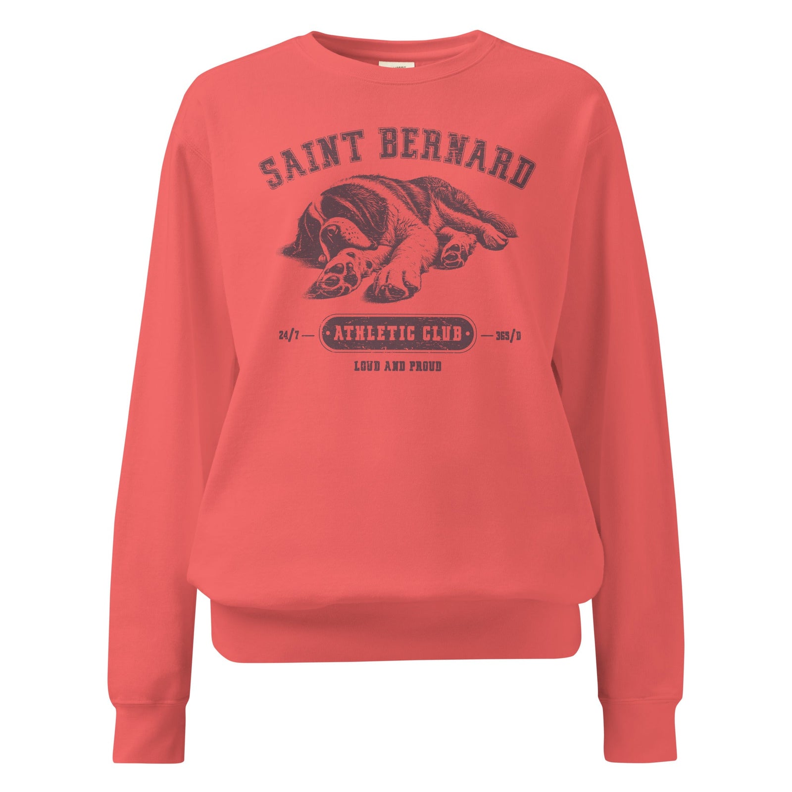 Saint Bernard Athletic Club Comfort Colors Sweatshirt - Lucy + Norman