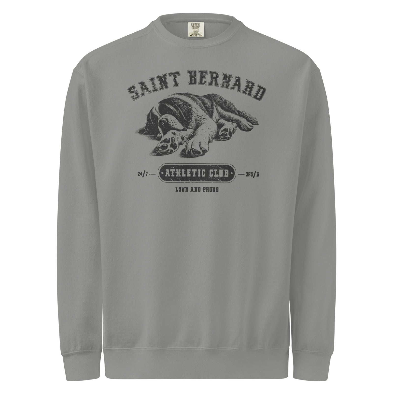Saint Bernard Athletic Club Comfort Colors Sweatshirt - Lucy + Norman