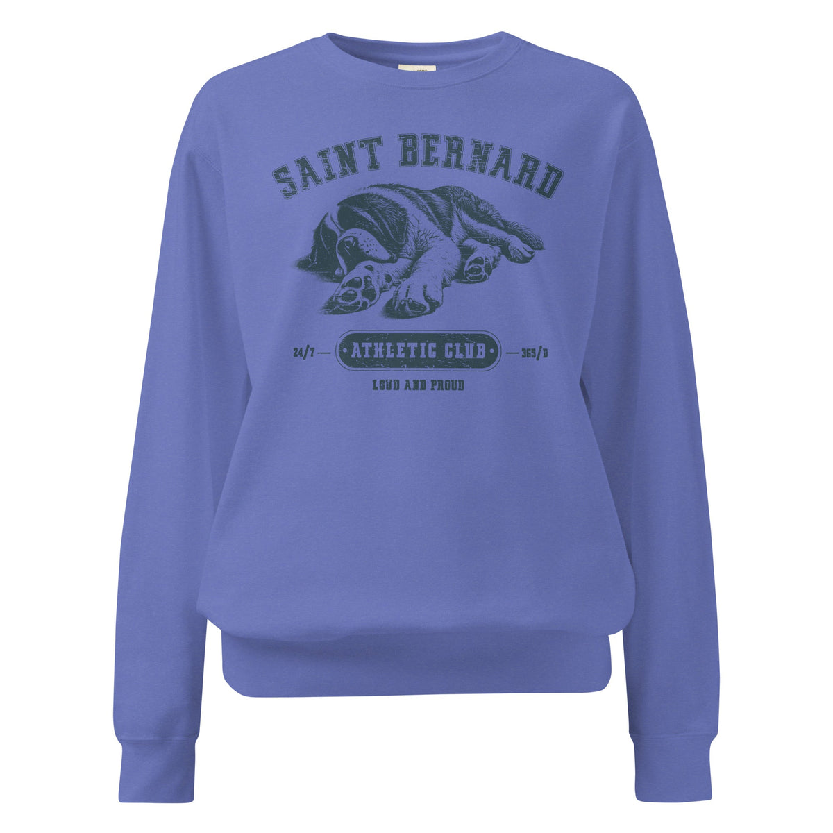 Saint Bernard Athletic Club Comfort Colors Sweatshirt - Lucy + Norman