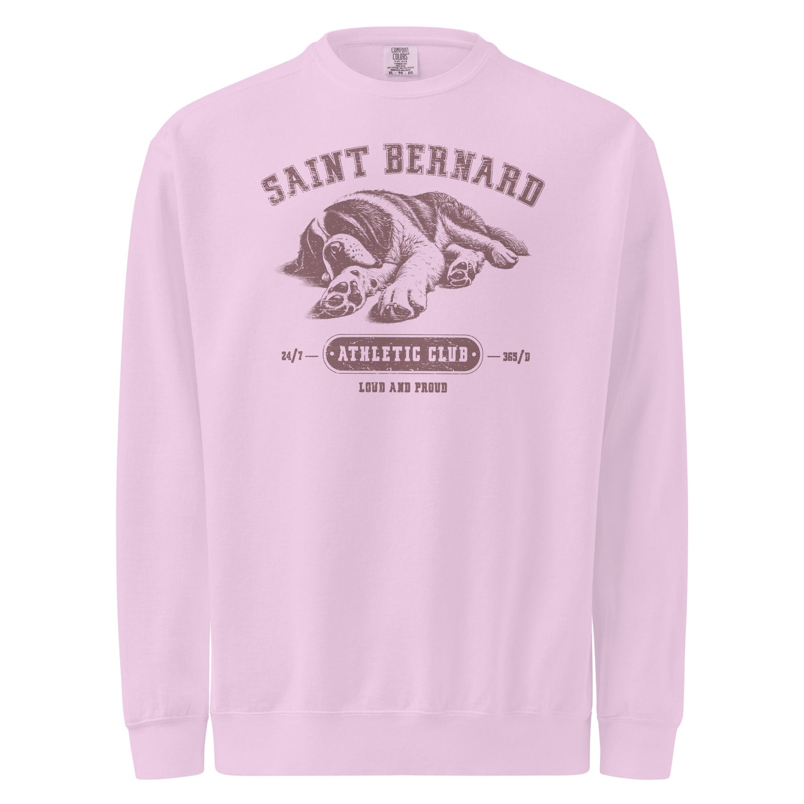 Saint Bernard Athletic Club Comfort Colors Sweatshirt - Lucy + Norman