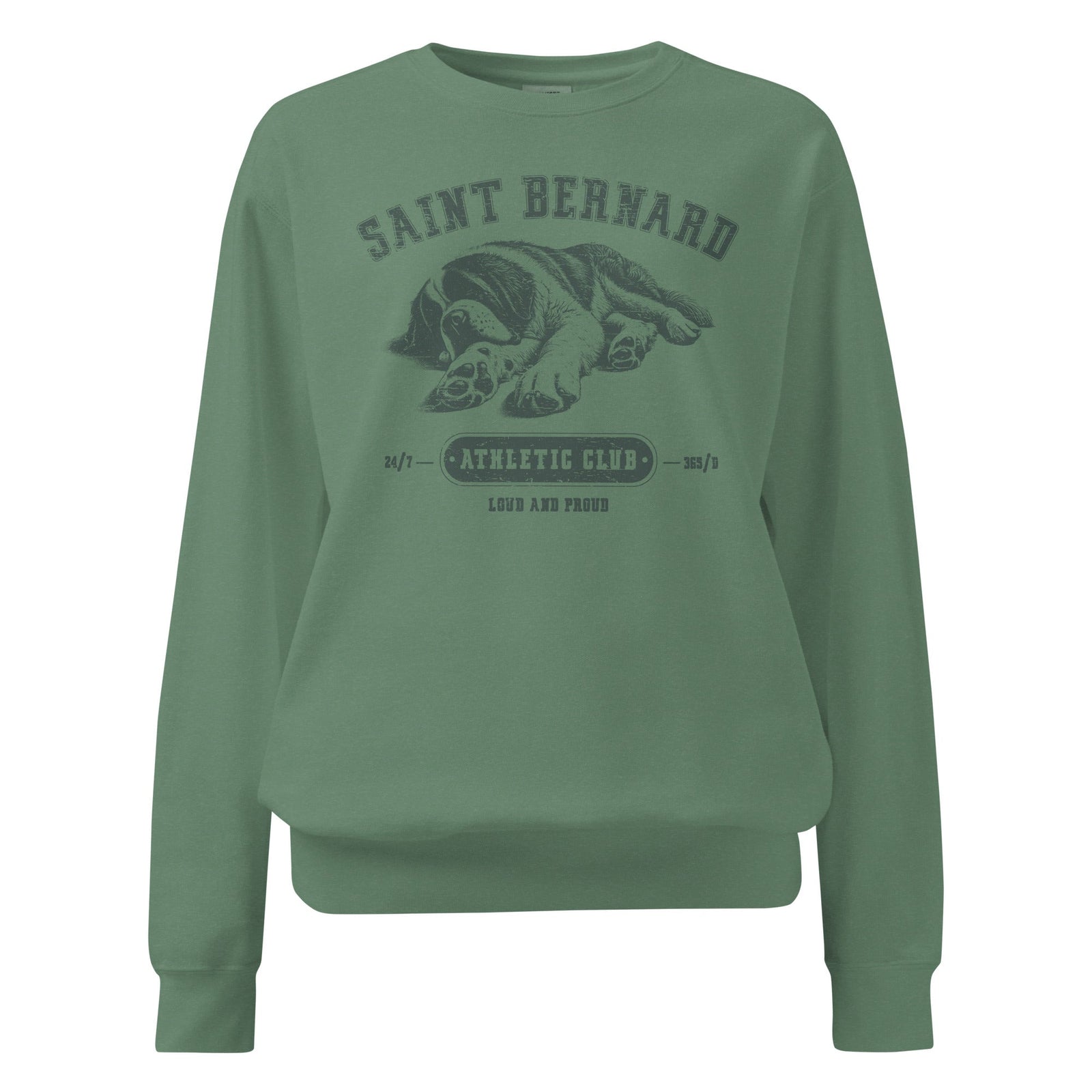 Saint Bernard Athletic Club Comfort Colors Sweatshirt - Lucy + Norman
