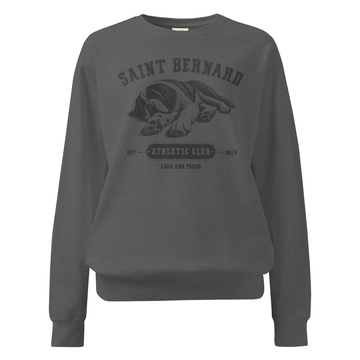 Saint Bernard Athletic Club Comfort Colors Sweatshirt - Lucy + Norman