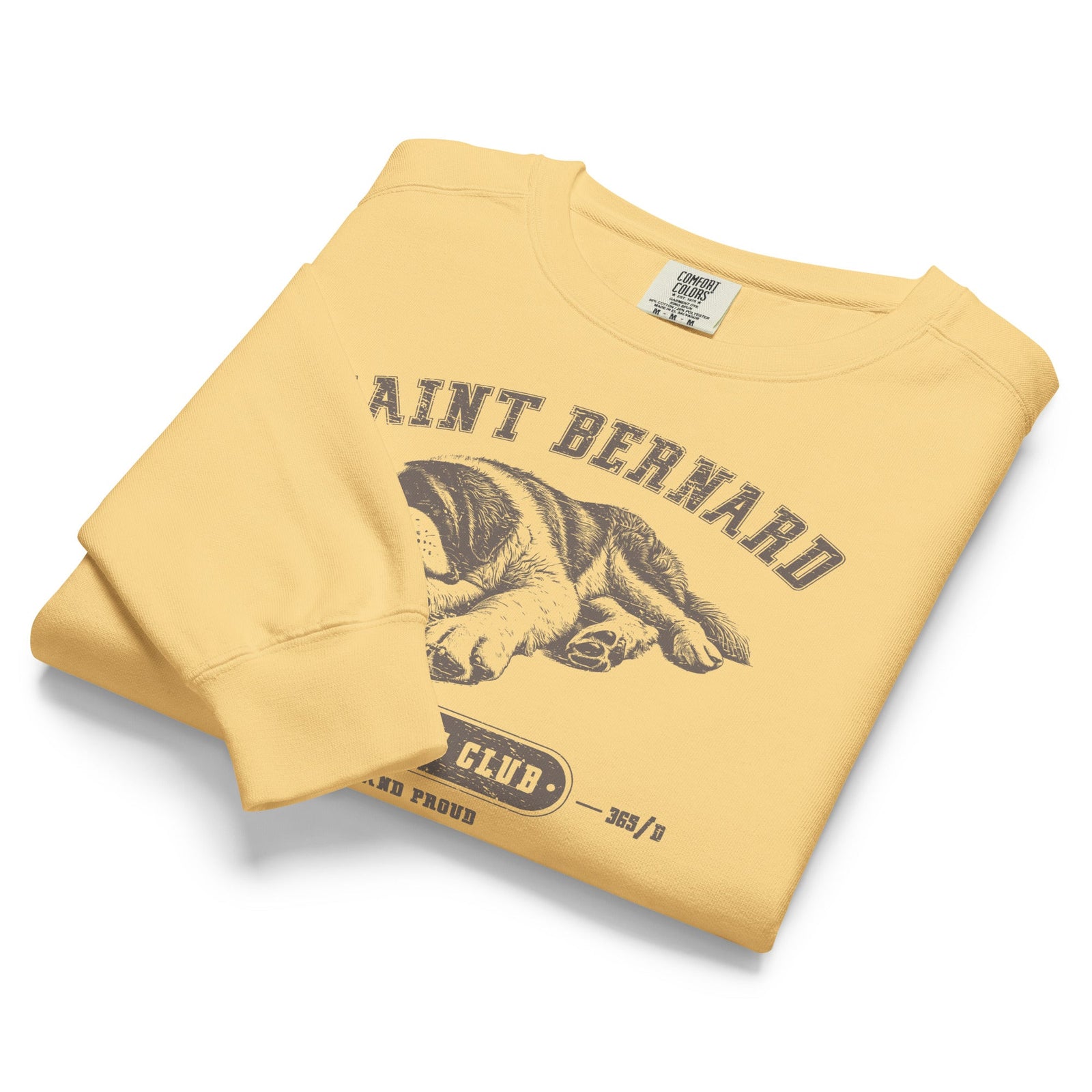 Saint Bernard Athletic Club Comfort Colors Sweatshirt - Lucy + Norman