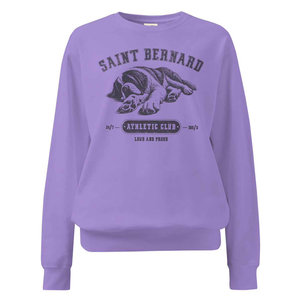 Saint Bernard Athletic Club Comfort Colors Sweatshirt - Lucy + Norman
