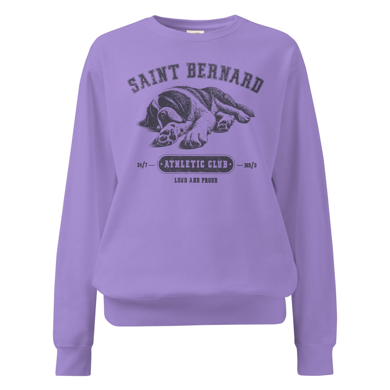 Saint Bernard Athletic Club Comfort Colors Sweatshirt - Lucy + Norman