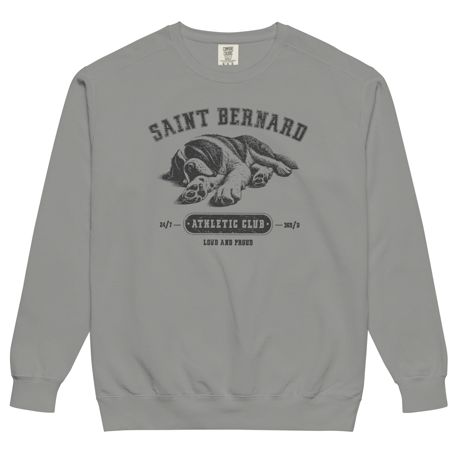 Saint Bernard Athletic Club Comfort Colors Sweatshirt - Lucy + Norman