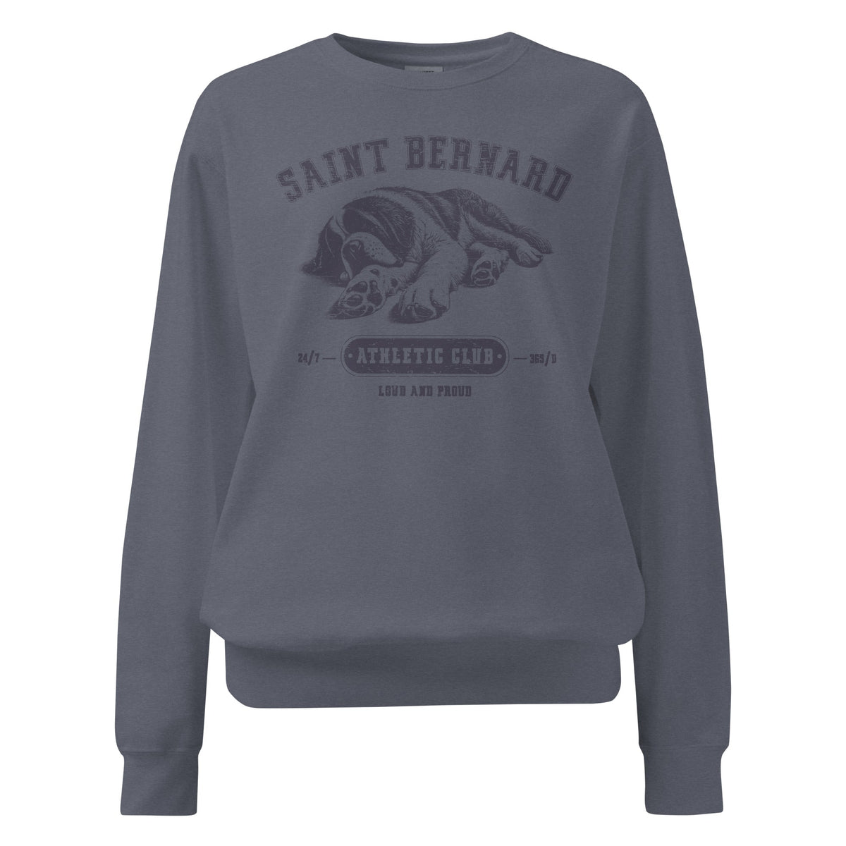 Saint Bernard Athletic Club Comfort Colors Sweatshirt - Lucy + Norman