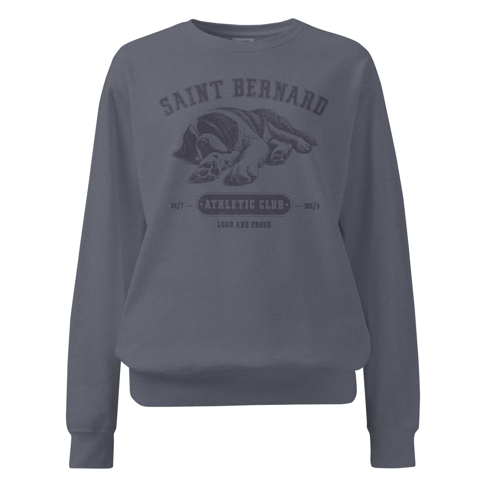 Saint Bernard Athletic Club Comfort Colors Sweatshirt - Lucy + Norman