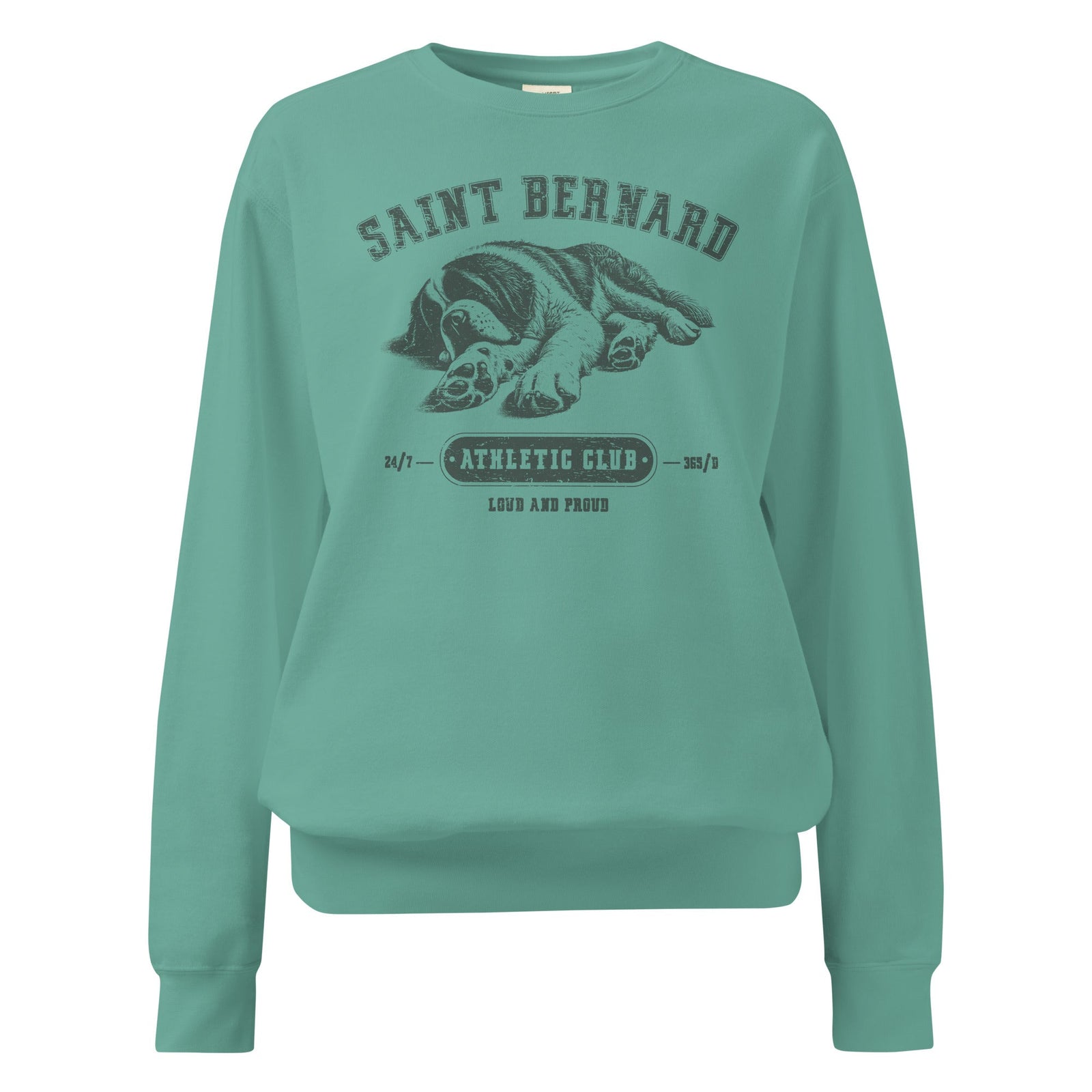 Saint Bernard Athletic Club Comfort Colors Sweatshirt - Lucy + Norman