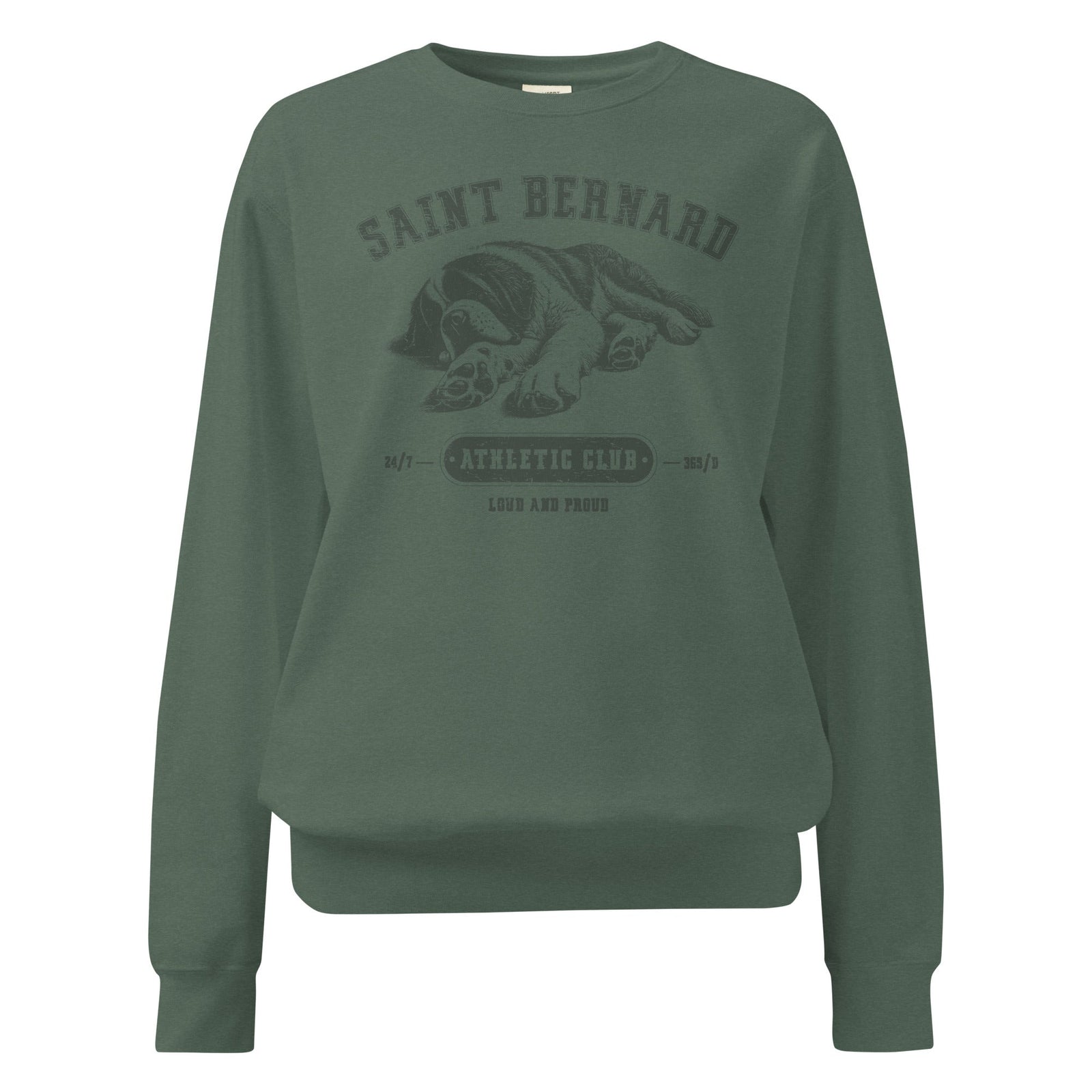 Saint Bernard Athletic Club Comfort Colors Sweatshirt - Lucy + Norman