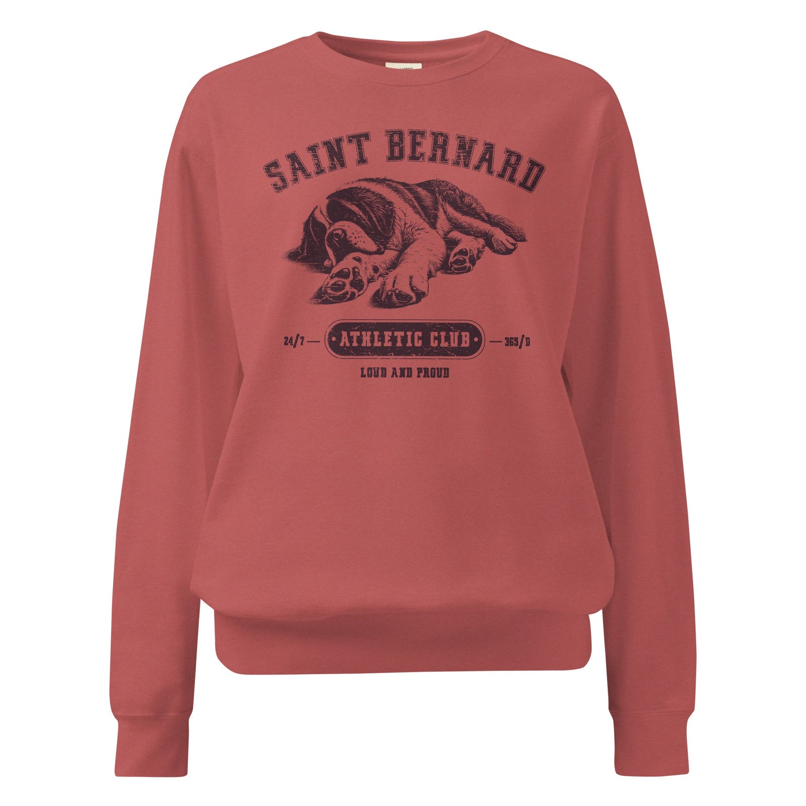 Saint Bernard Athletic Club Comfort Colors Sweatshirt - Lucy + Norman