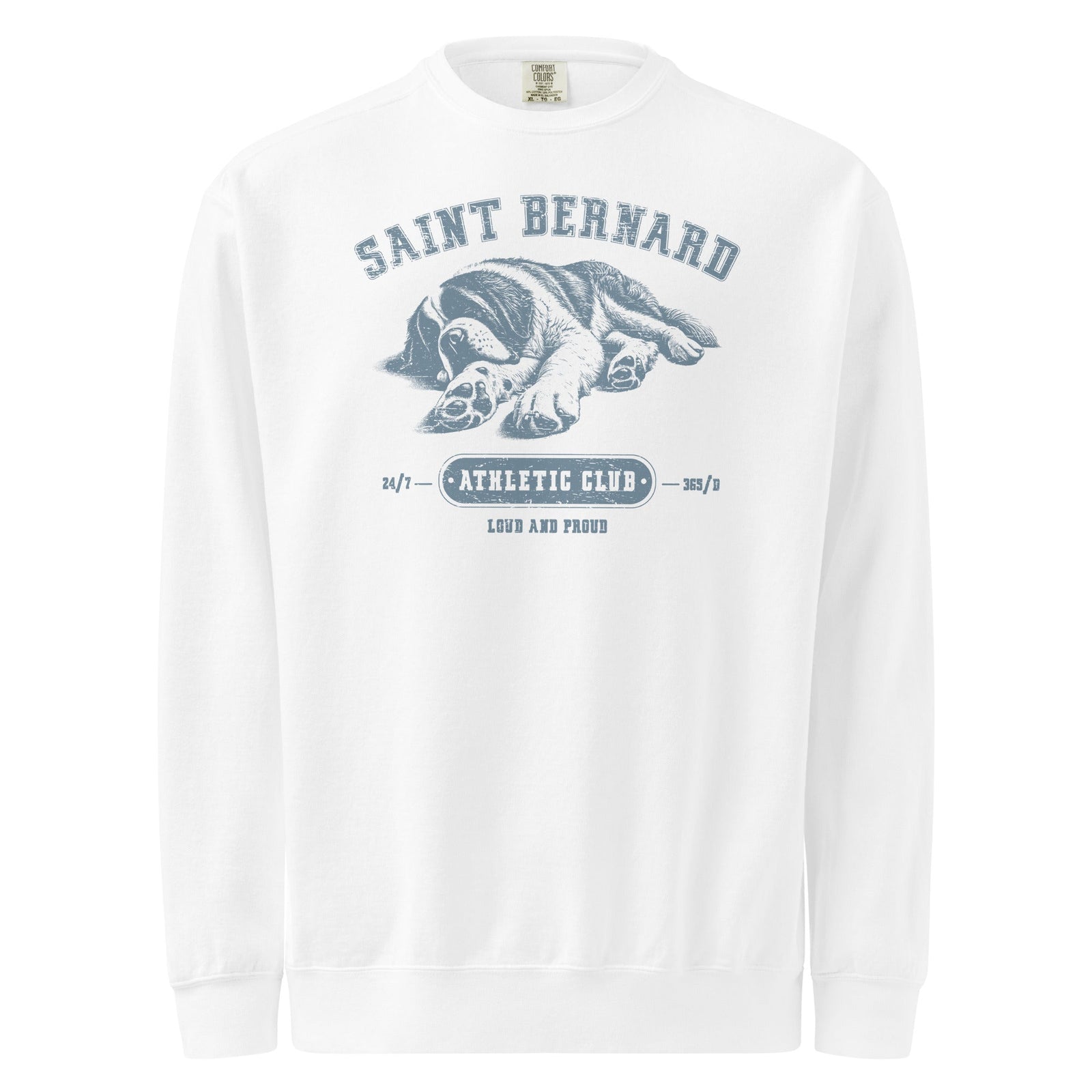 Saint Bernard Athletic Club Comfort Colors Sweatshirt - Lucy + Norman