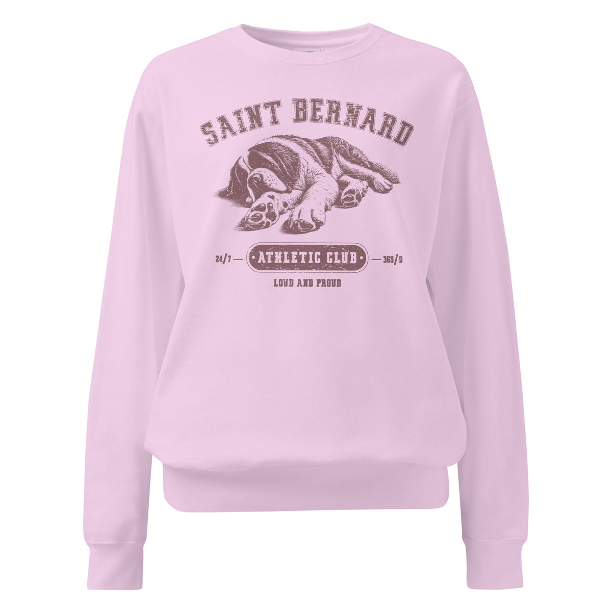Saint Bernard Athletic Club Comfort Colors Sweatshirt - Lucy + Norman