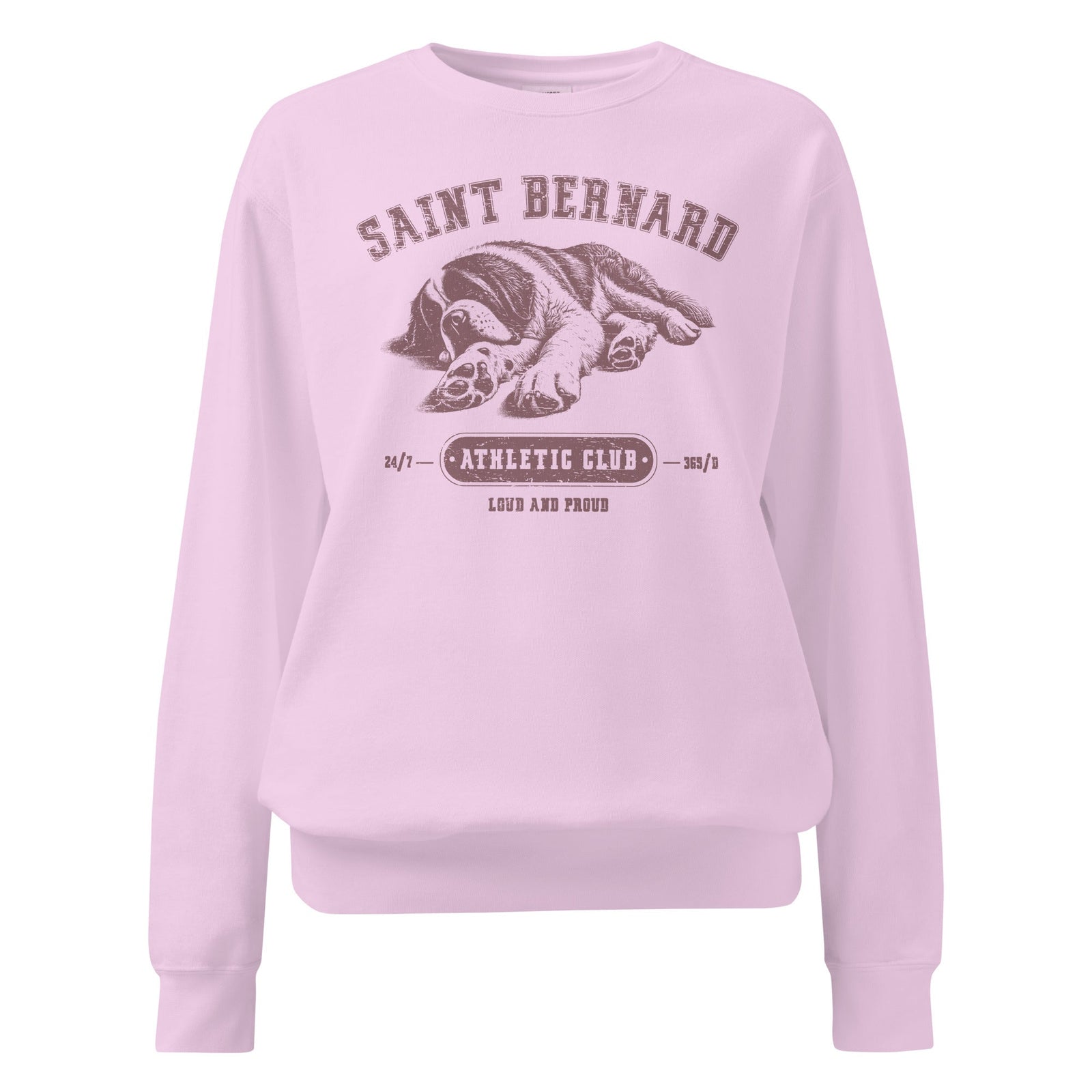 Saint Bernard Athletic Club Comfort Colors Sweatshirt - Lucy + Norman