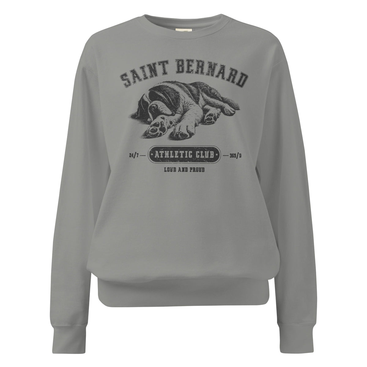 Saint Bernard Athletic Club Comfort Colors Sweatshirt - Lucy + Norman