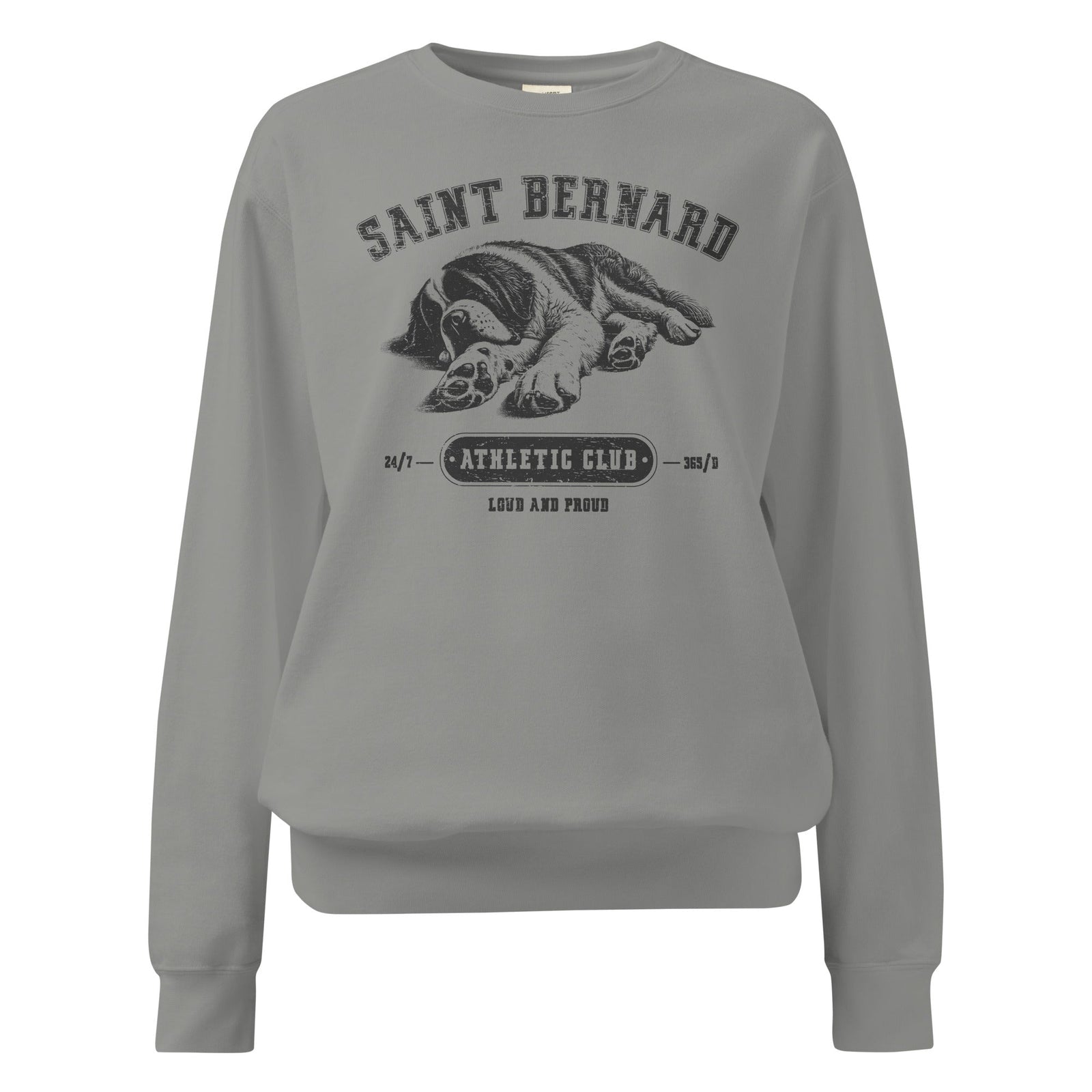 Saint Bernard Athletic Club Comfort Colors Sweatshirt - Lucy + Norman