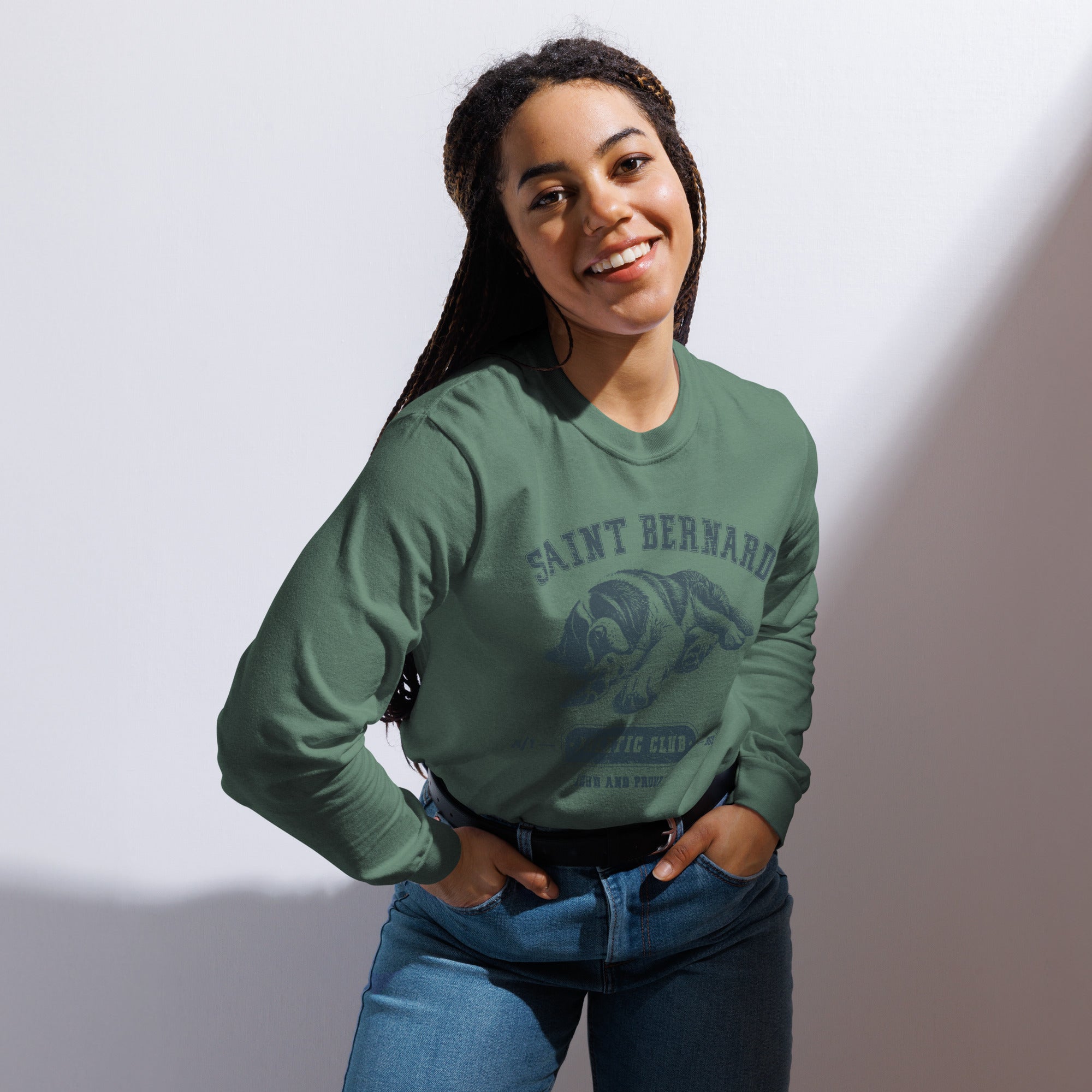 Saint Bernard Athletic Club Heavyweight Long Sleeve Shirt