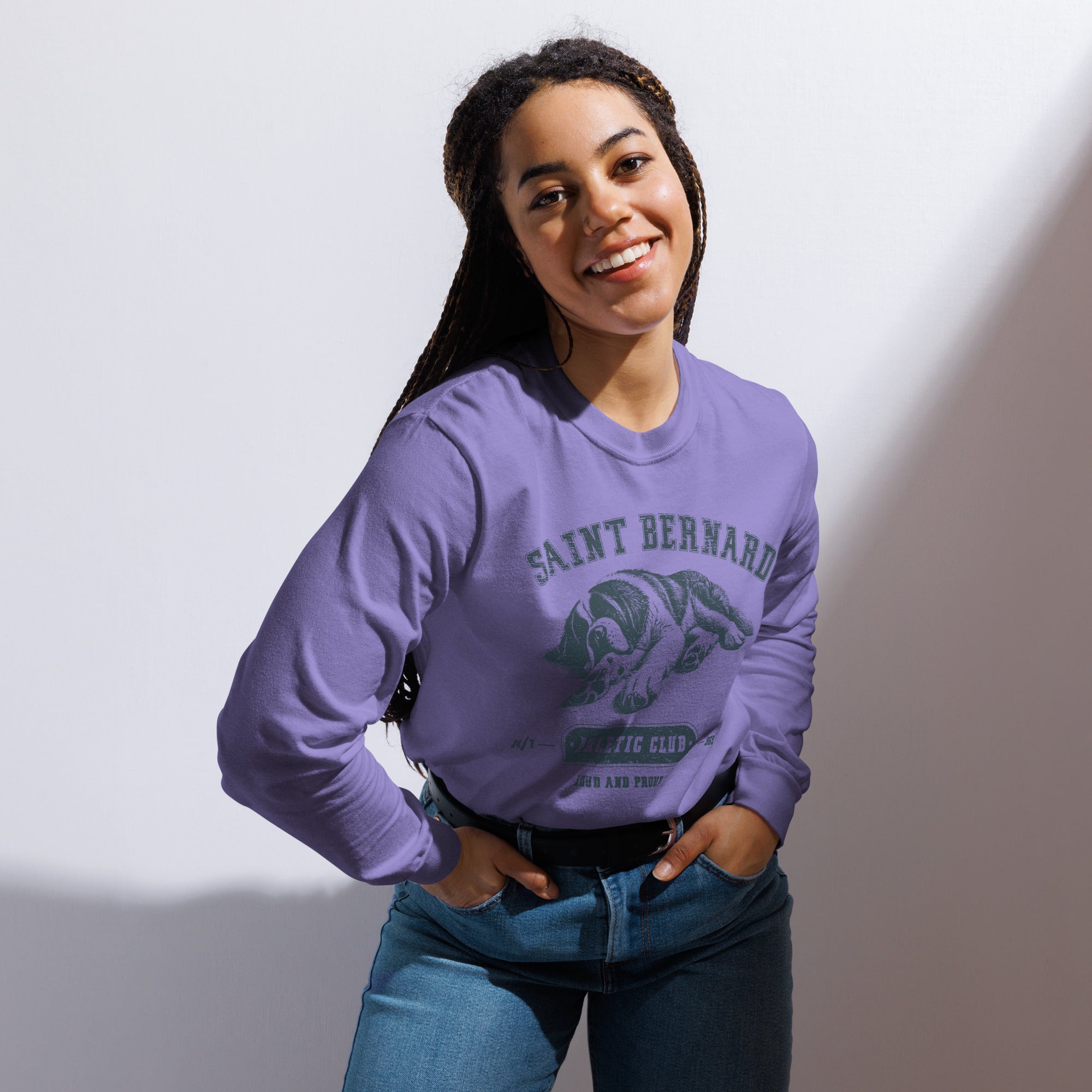 Saint Bernard Athletic Club Heavyweight Long Sleeve Shirt