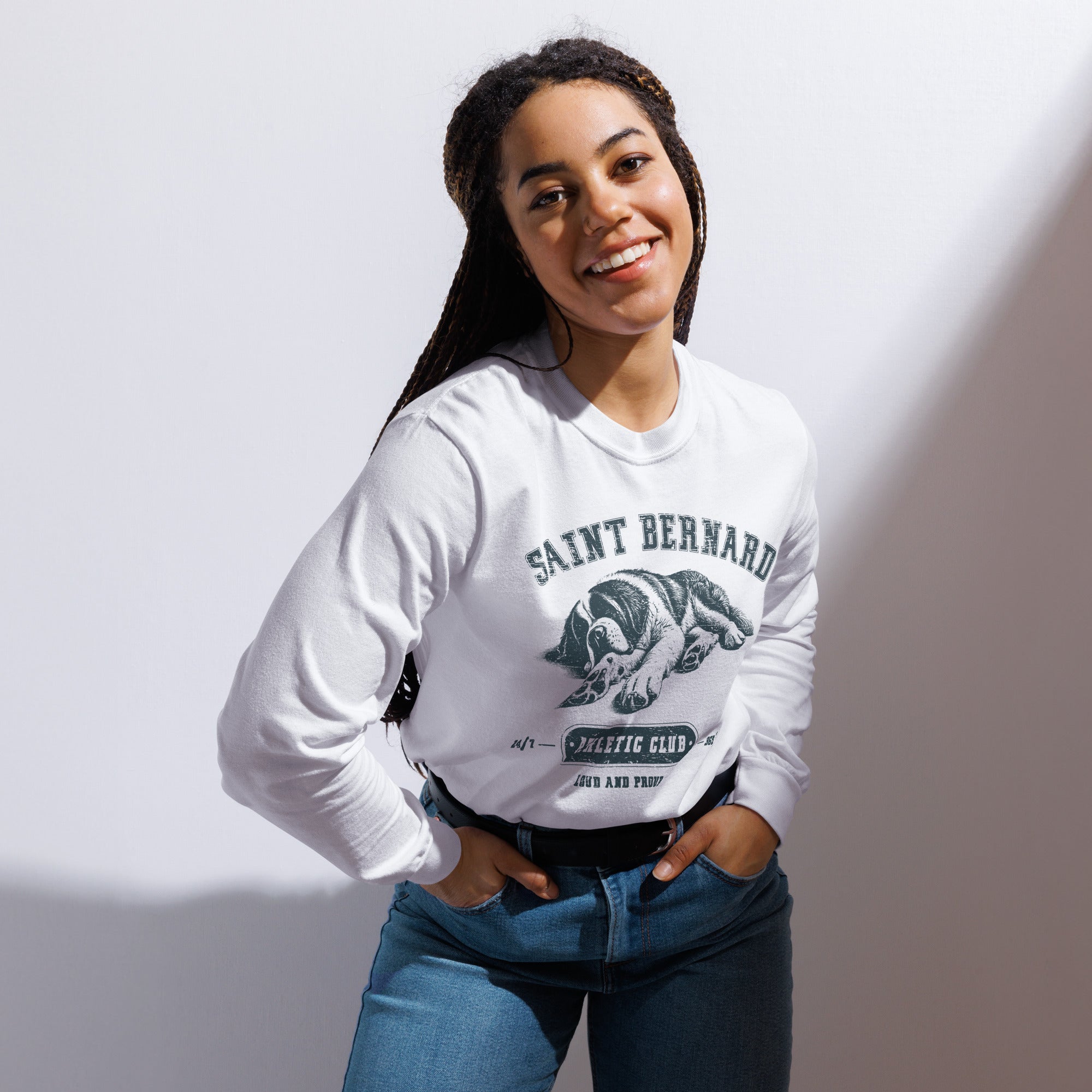 Saint Bernard Athletic Club Heavyweight Long Sleeve Shirt
