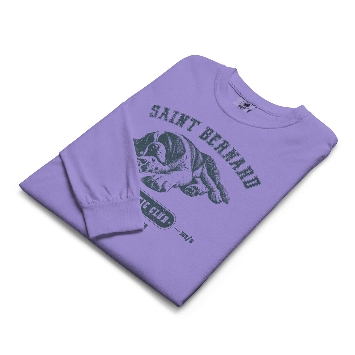 Saint Bernard Athletic Club Heavyweight Long Sleeve Shirt - Lucy + Norman