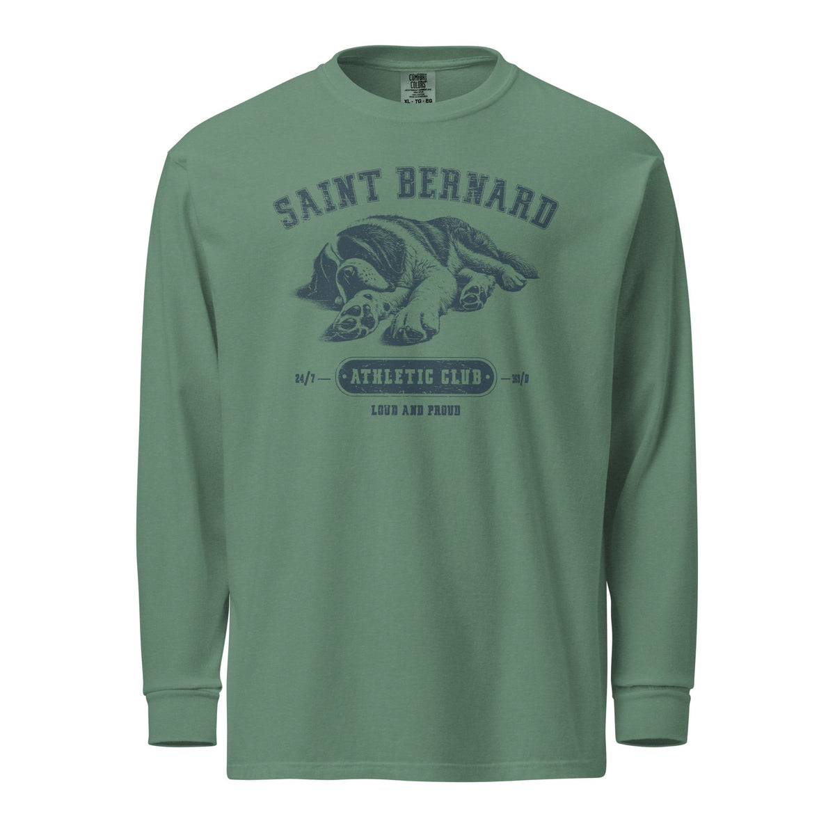 Saint Bernard Athletic Club Heavyweight Long Sleeve Shirt - Lucy + Norman