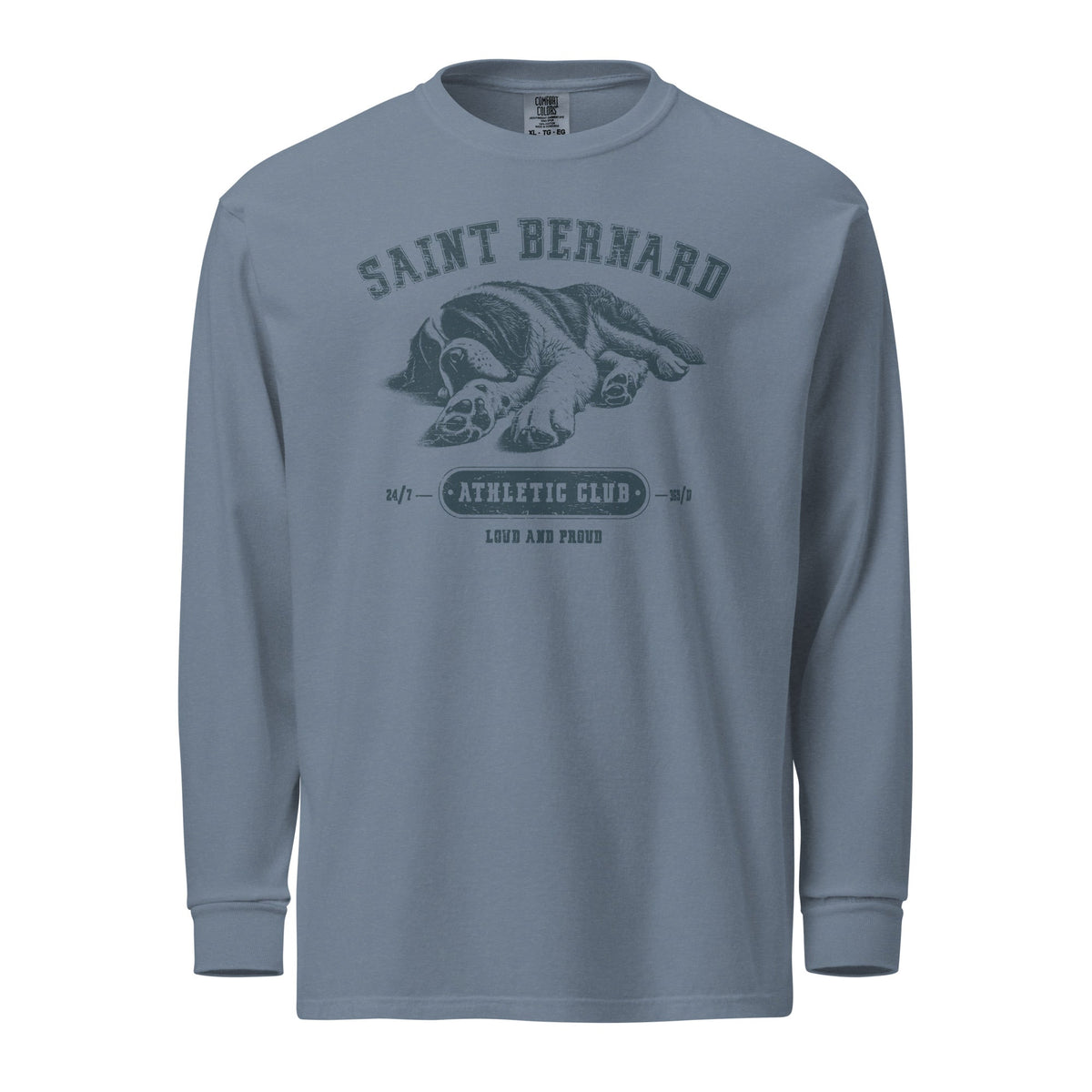 Saint Bernard Athletic Club Heavyweight Long Sleeve Shirt - Lucy + Norman