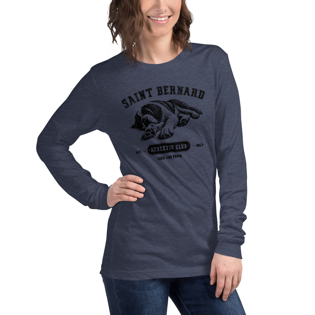 Saint Bernard Athletic Club Long Sleeve Tee - Lucy + Norman