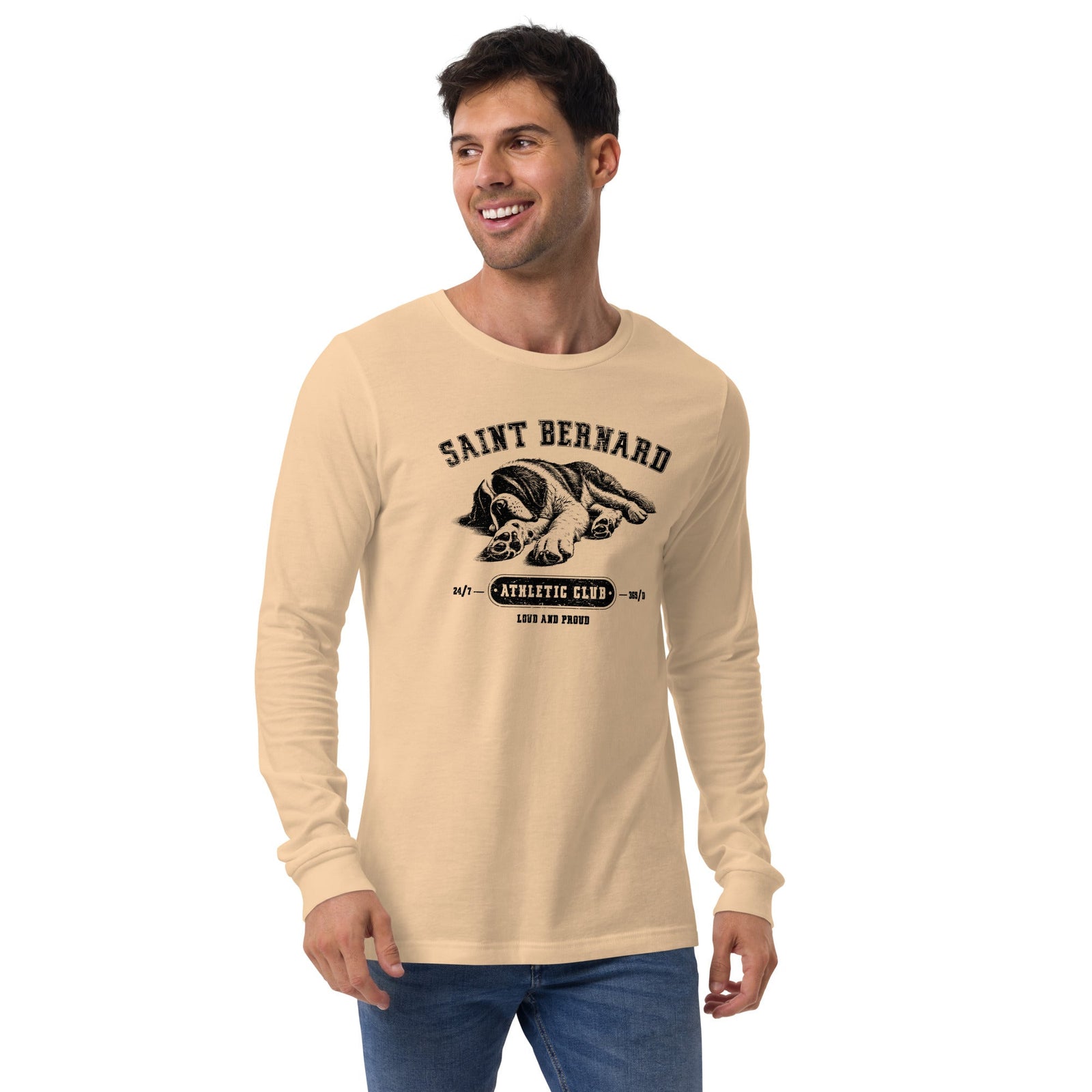 Saint Bernard Athletic Club Long Sleeve Tee - Lucy + Norman
