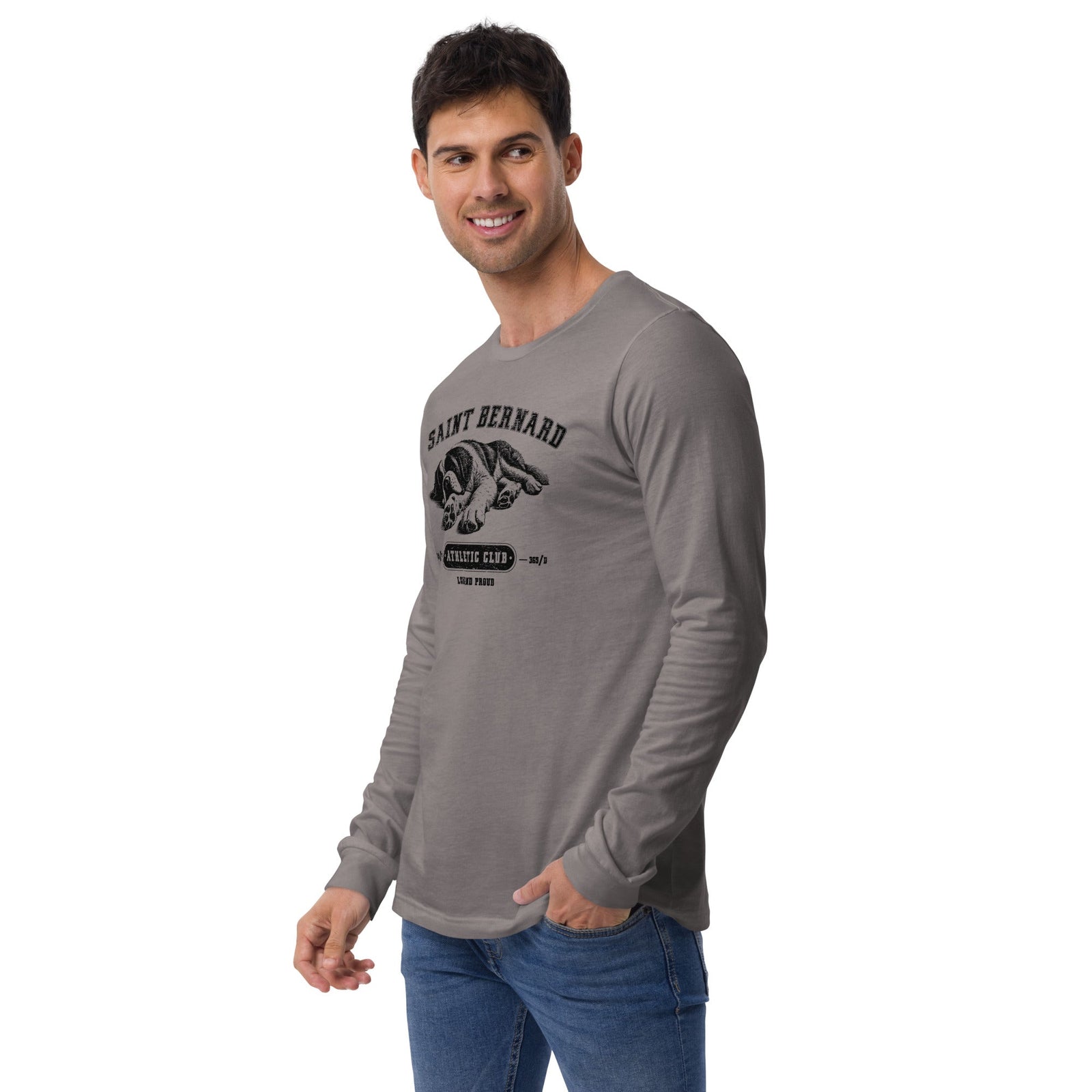 Saint Bernard Athletic Club Long Sleeve Tee - Lucy + Norman