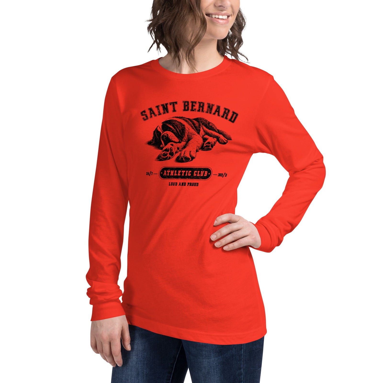 Saint Bernard Athletic Club Long Sleeve Tee - Lucy + Norman
