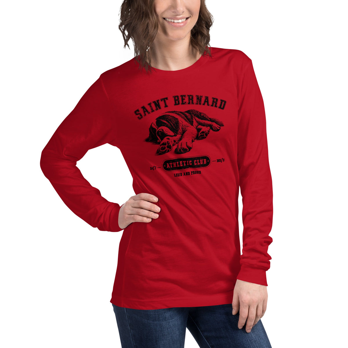 Saint Bernard Athletic Club Long Sleeve Tee - Lucy + Norman