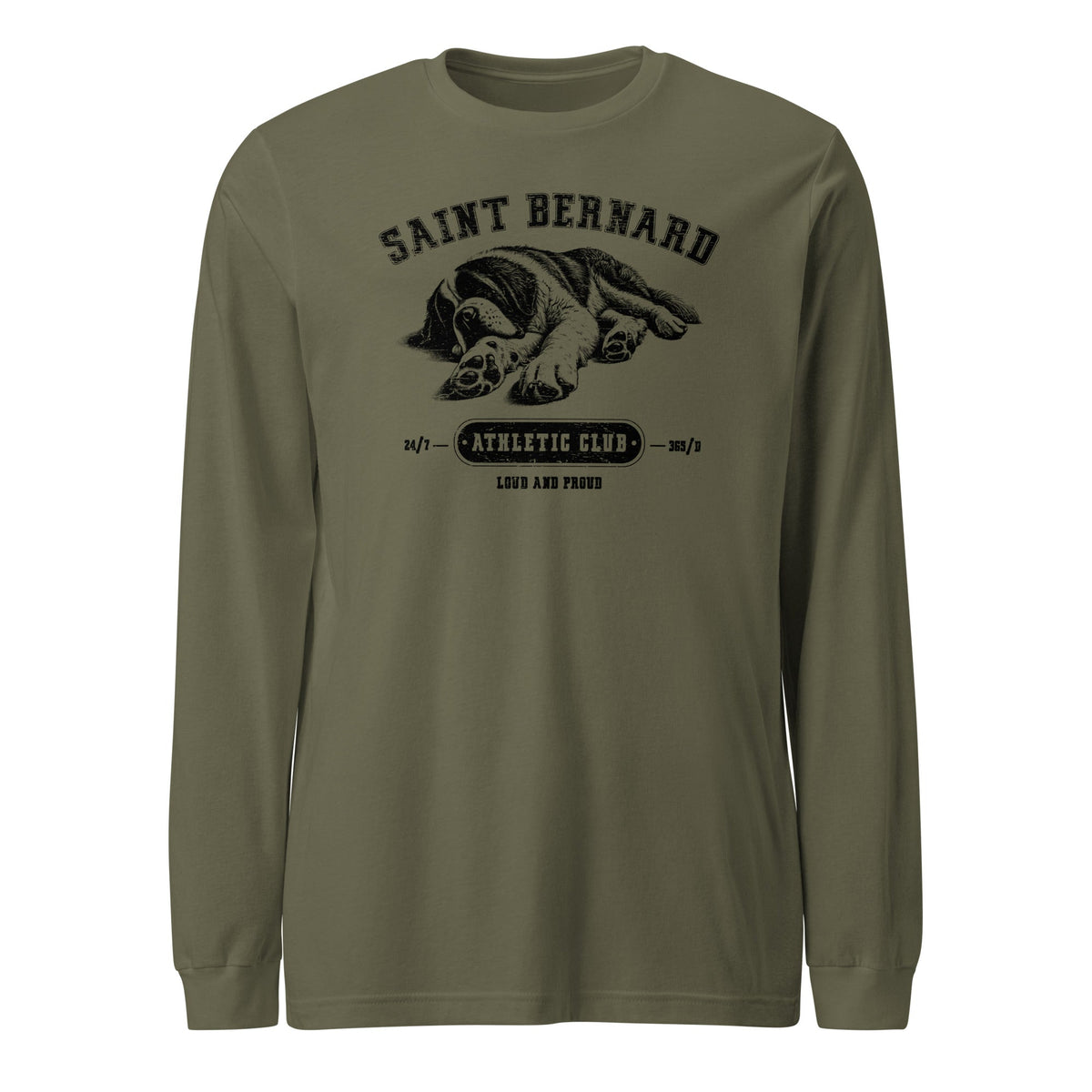 Saint Bernard Athletic Club Long Sleeve Tee - Lucy + Norman