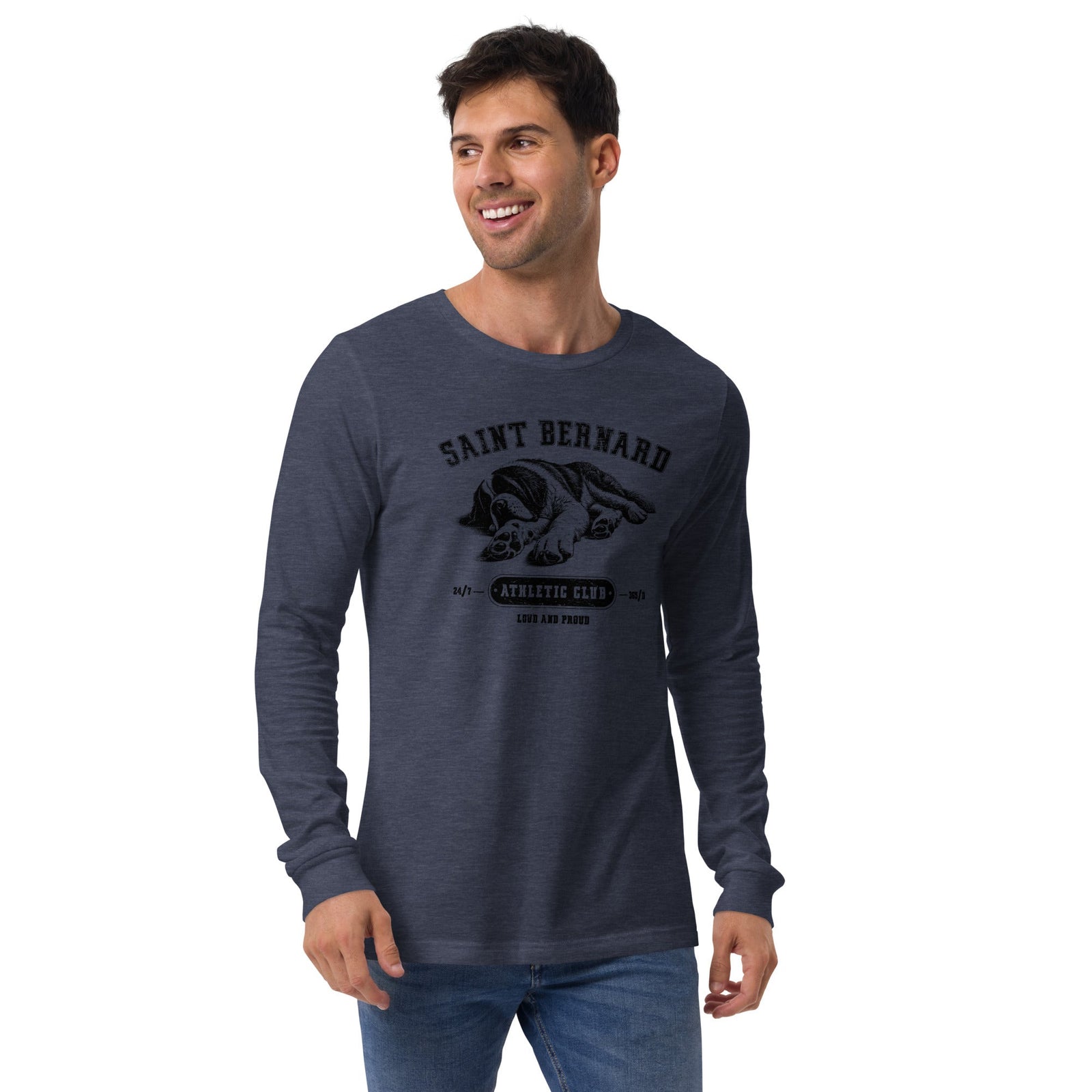 Saint Bernard Athletic Club Long Sleeve Tee - Lucy + Norman