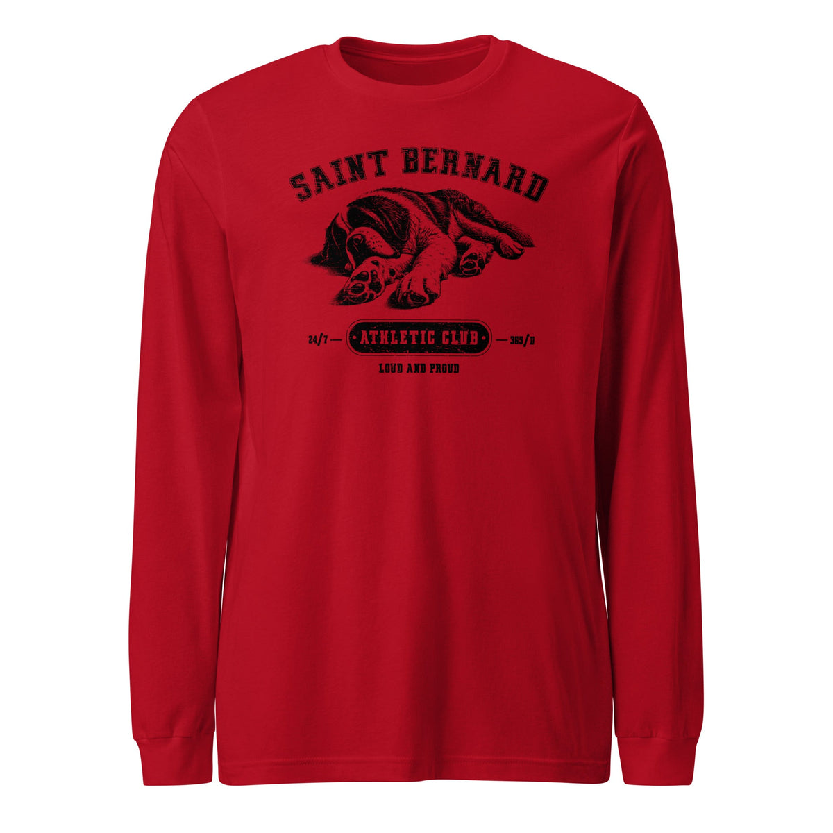 Saint Bernard Athletic Club Long Sleeve Tee - Lucy + Norman