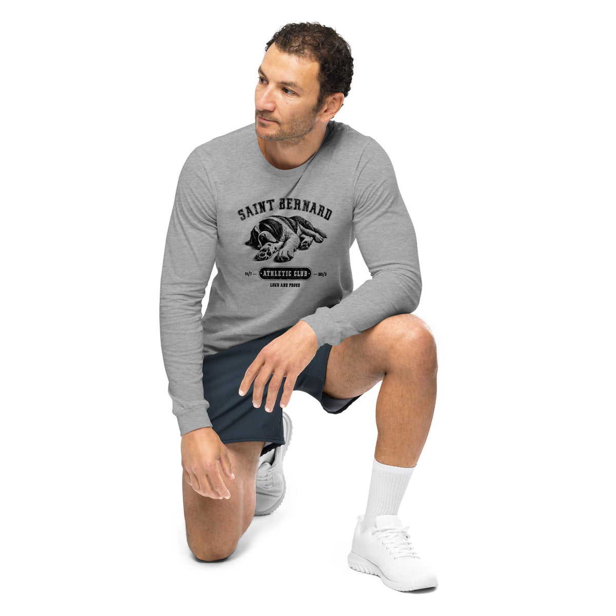 Saint Bernard Athletic Club Long Sleeve Tee - Lucy + Norman