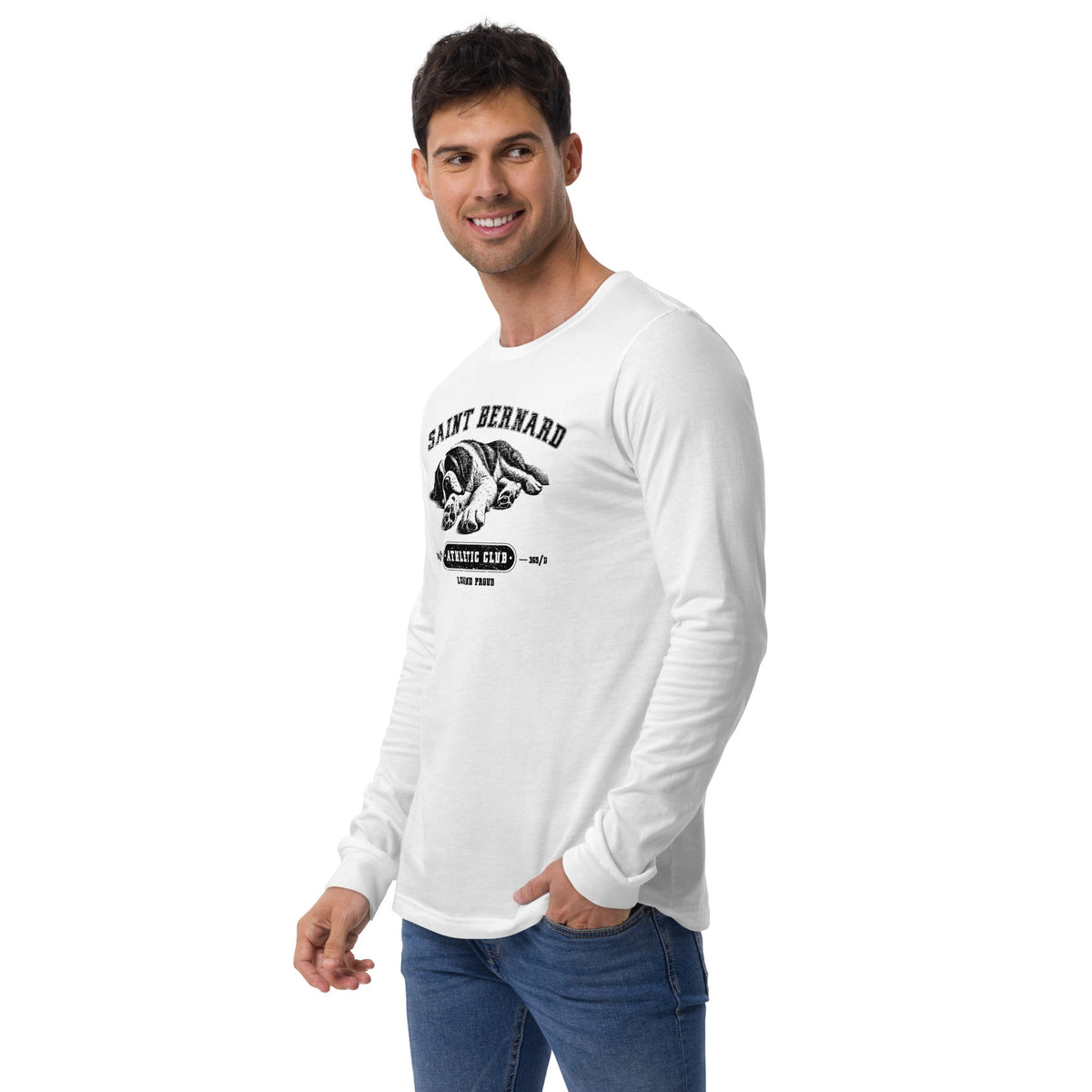 Saint Bernard Athletic Club Long Sleeve Tee - Lucy + Norman