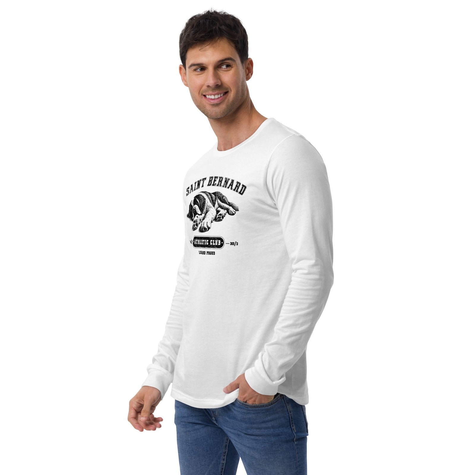 Saint Bernard Athletic Club Long Sleeve Tee - Lucy + Norman