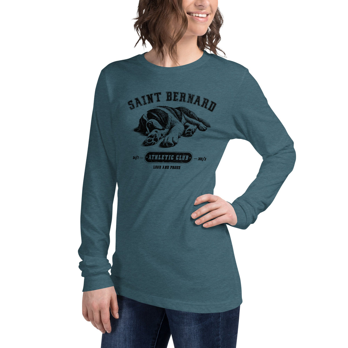 Saint Bernard Athletic Club Long Sleeve Tee - Lucy + Norman