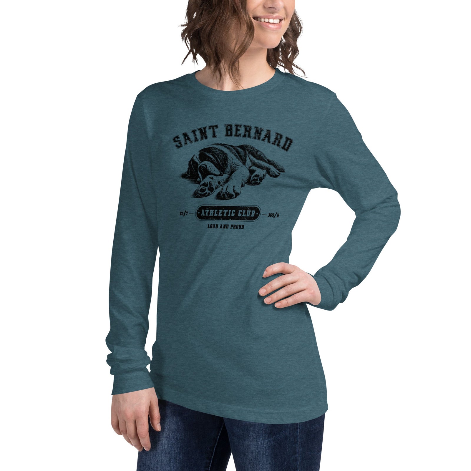 Saint Bernard Athletic Club Long Sleeve Tee - Lucy + Norman
