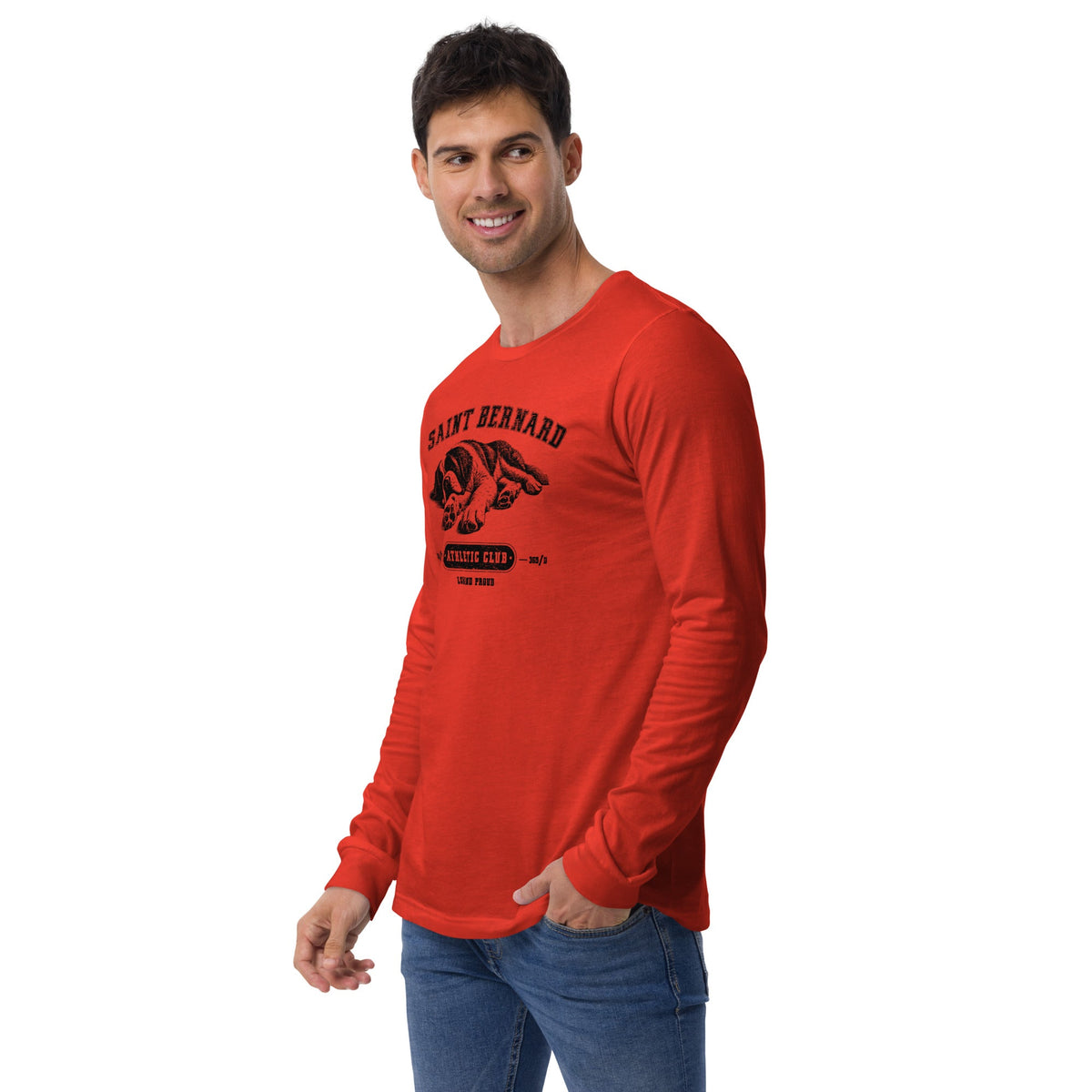 Saint Bernard Athletic Club Long Sleeve Tee - Lucy + Norman